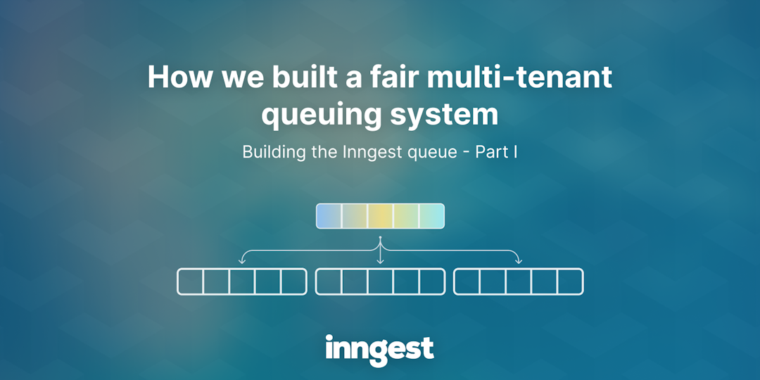 Blog featured image for How we built a fair multi-tenant queuing system